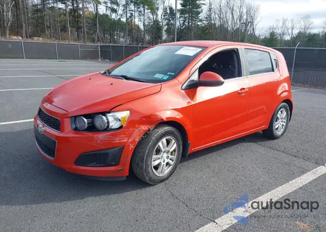2013 Chevrolet Sonic Lt Manual from USA, damaged, VIN 1G1JD6SB2D4191275